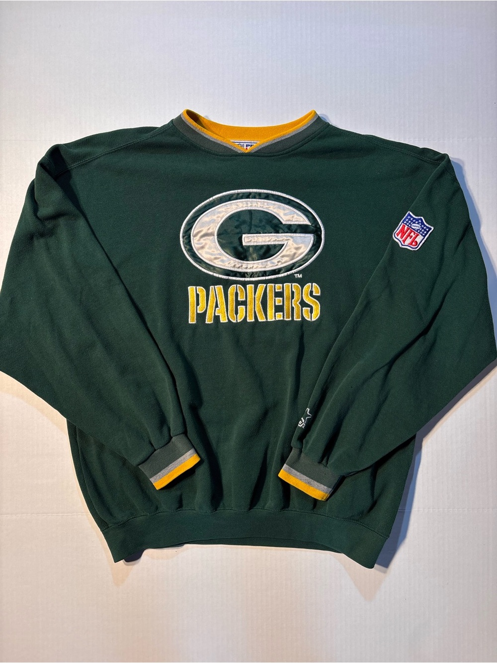 Vtg Starter NFL Pro Line Green Bay Packers 90’s Crewneck Sweatshirt Men’s Sz L